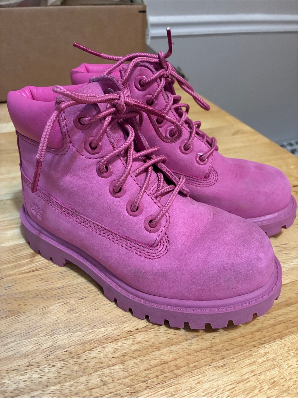 Toddler Girl Pink Waterproof Timberland Boots 10